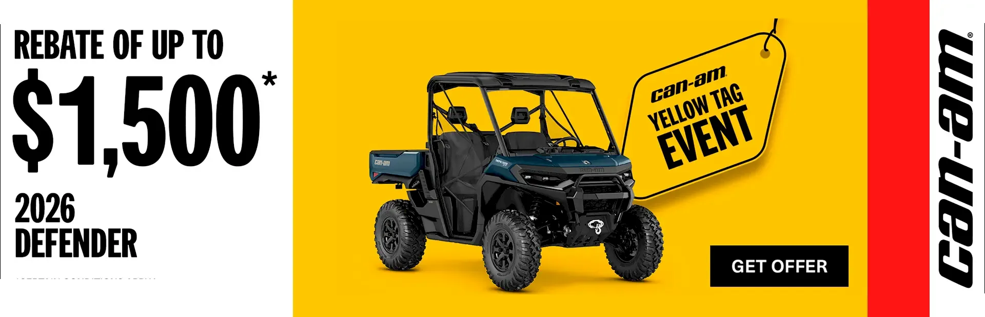 You are currently viewing Save up to $1,500 on select 2026 Defender models