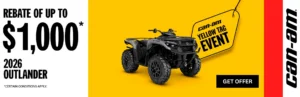 Read more about the article Save up to $1,000 on select 2026 Outlander models
