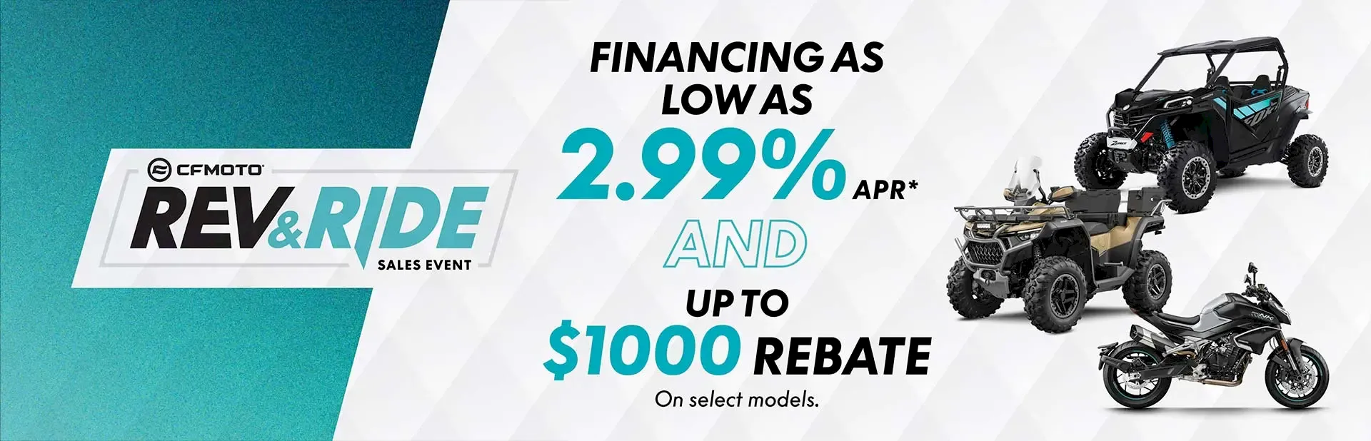 Read more about the article CFMOTO 2026 Rev & Ride Sales Event