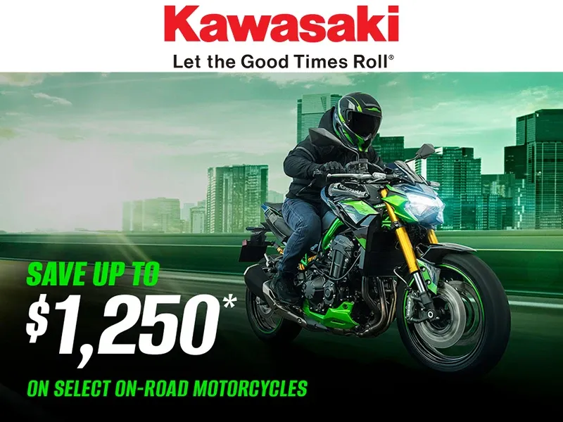 You are currently viewing Kawasaki – Save Up To $1,250* on Select On-Road Motorcycles