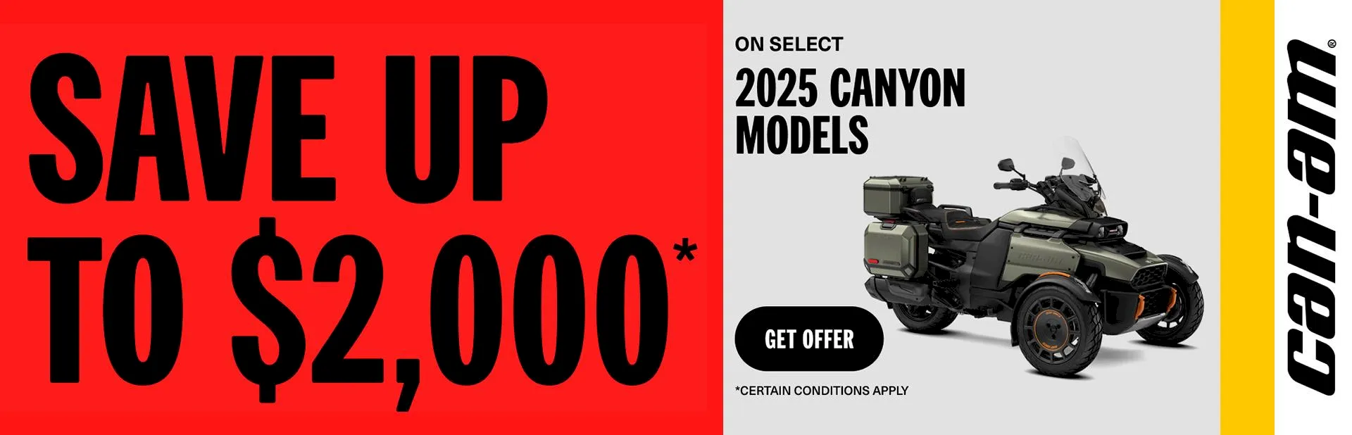 Read more about the article Save up to $2,000 on 2025 Canyon models