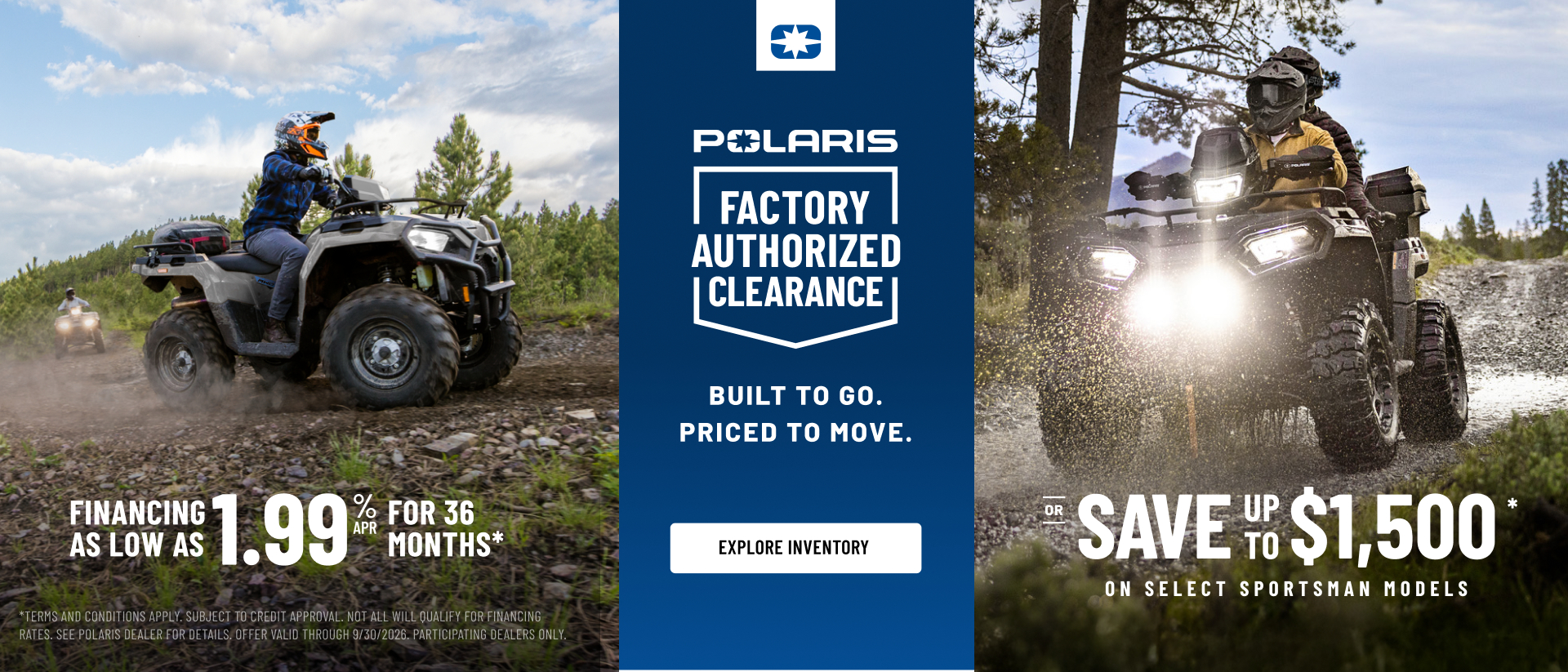 Read more about the article Factory Authorized Clearance Sales Event ATV Only Dealers